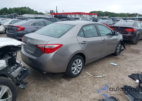 2016 Toyota Corolla Le из США, поврежденный, VIN 2T1BURHEXGC704546